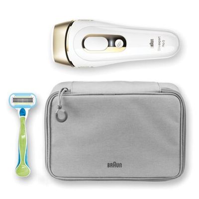 BRAUN Silk Expert Pro 5 เครื่องกำจัดขน (สีขาว) รุ่น IPL5014