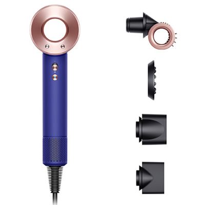 DYSON Supersonic HD15 ไดร์เป่าผม (1600 วัตต์, สี Vinca blue/Rosé) รุ่น GIF HD15 BU/RS + BOX