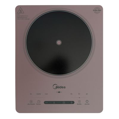 MIDEA COOKKY2200 Series Induction Cooktop (28CM, Nebula Red) MIC220TLAGR2