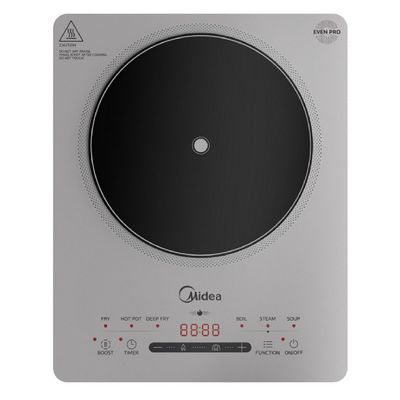 MIDEA COOKKY2200 Series Induction Cooktop (28CM, Moonlight Gray) MIC220TLAGH2