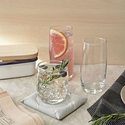 OCEAN IVORY HI BALL Water Glass (370ML, Pack 4) 3B1301304G0002