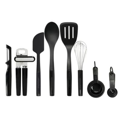 KITCHENAID Kitchen Utensil Set (Set 15 pcs, Black) KQG447BXOBE