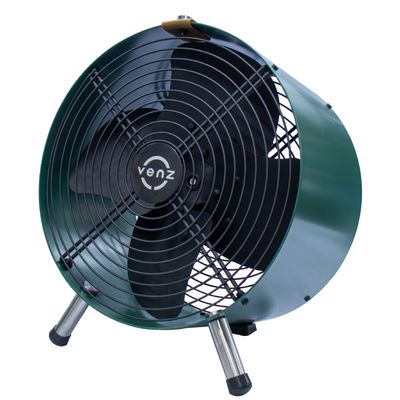 VENZ Stand Fan 12 Inch (OLIVE (Green) METAL
