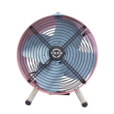 VENZ Stand Fan 12 Inch (PINK PASTEL) METAL