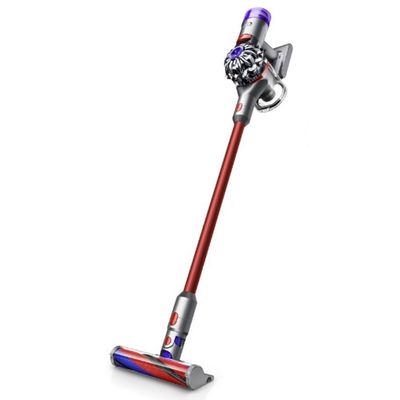 DYSON V8 Slim Fluffy Stick Vacuum Cleaner (425W, 0.54L, Iron/Red) SV10KV8 SLIMFFIR/RD