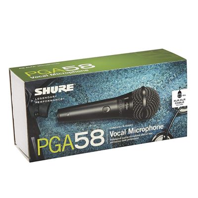 SHURE ไมโครโฟน (สีดำ) รุ่น PGA58-QTR