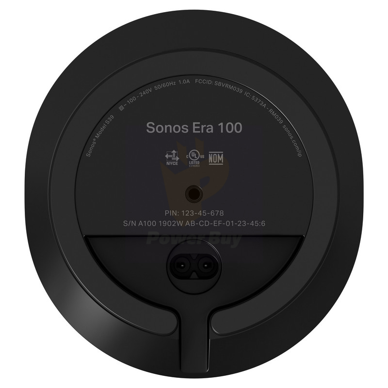 Sonos Era 100 SL | Compact Speaker - Touchscreen - Wi-Fi - Black