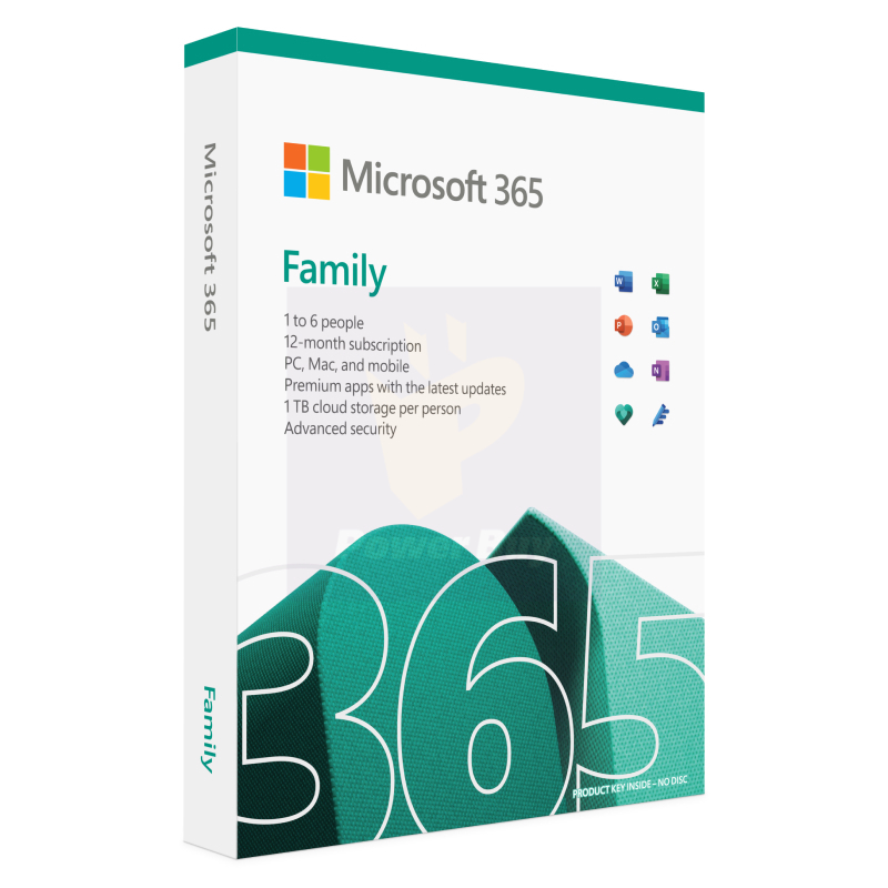 Buy MICROSOFT Software M365 Family English Subscr 1 Yr 6GQ-01896 at ...