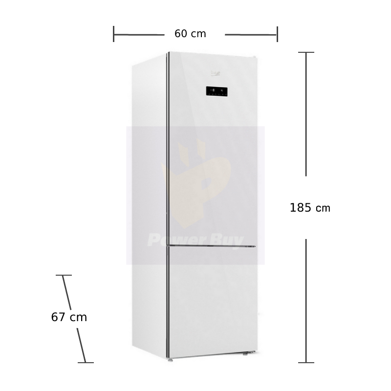 Buy BEKO Double Doors Refrigerator (12.6 Cubic, White) RCNT375E50VZGW ...