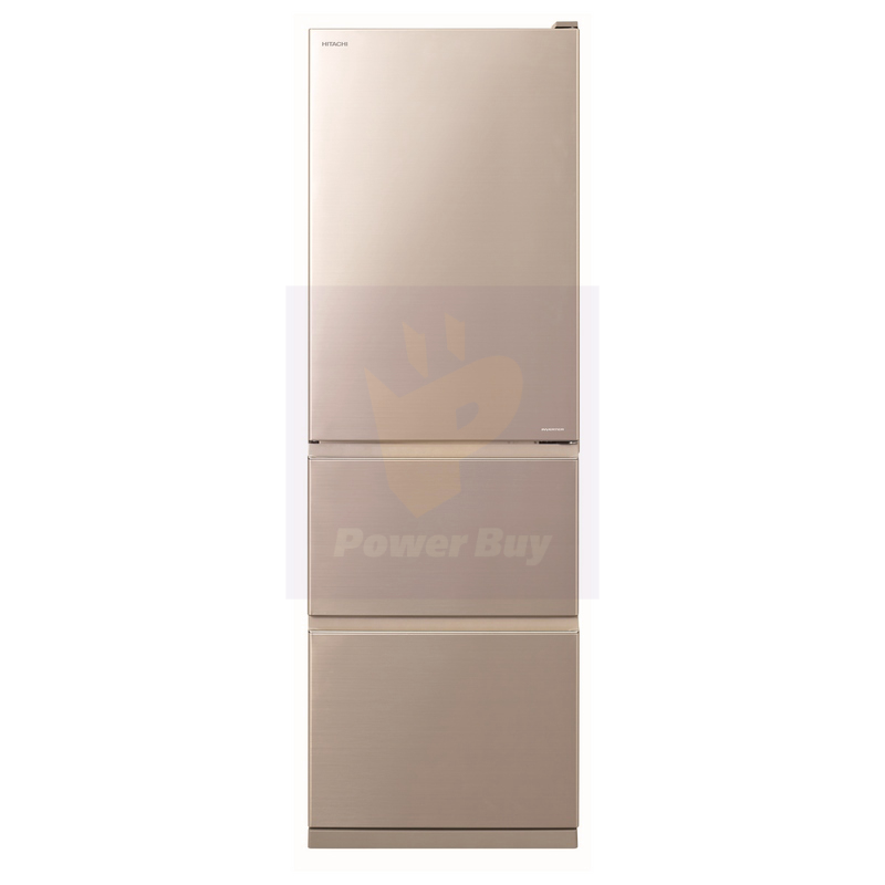 Solfege 3 Doors Refrigerator (13.2 Cubic, Champagne) R-S38KPTH CNXZ