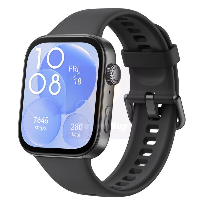 Buy HUAWEI Watch Fit 3 Smart Watch 43mm. Black Case Black Band at Best price Power Buy