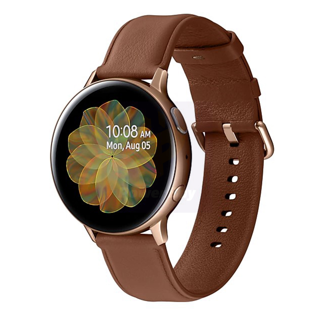 Buy SAMSUNG Smart Watch 44mm Gold Case Brown Band Galaxy Watch