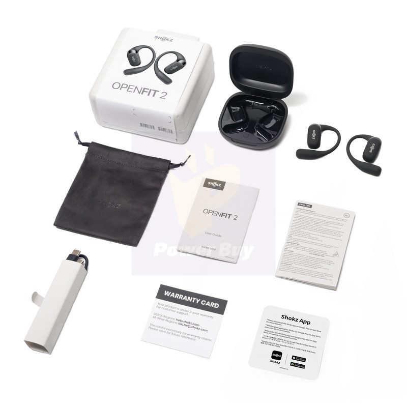 Buy SHOKZ OpenFit 2 Earbuds Wireless Bluetooth Headphone (Black