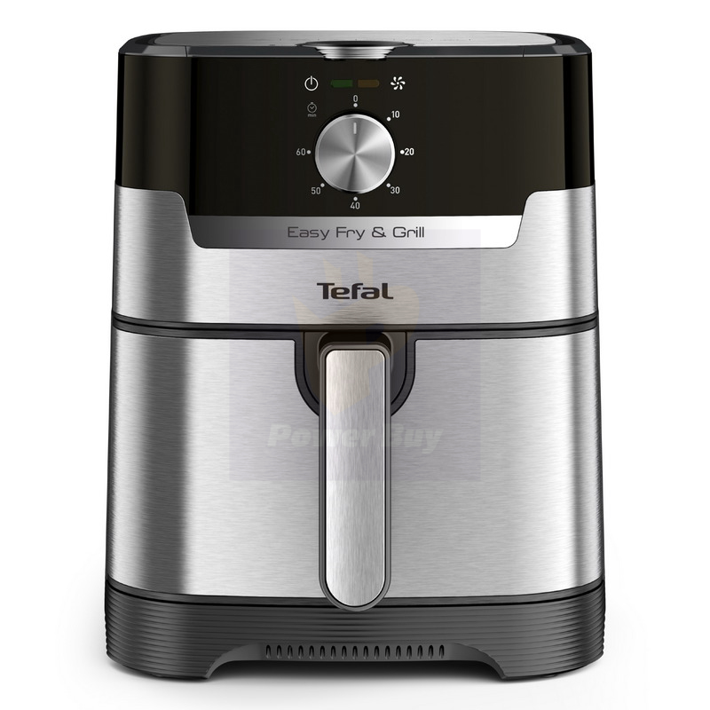 Buy TEFAL Air Fryer 2 in 1 Easy Fry & Grill Classic (1550W, 4.2L, Stainless  Steel) EY501D at Best price