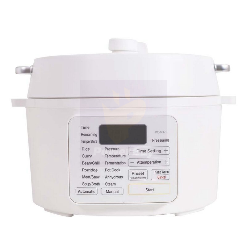 Buy IRIS OHYAMA Electric Pressure Cooker (800W, 3L, White) PC-MA3