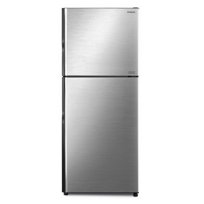 Hitachi Double Doors Refrigerator 12.3 Cubic Inverter (Silver) R-V350PD BSL