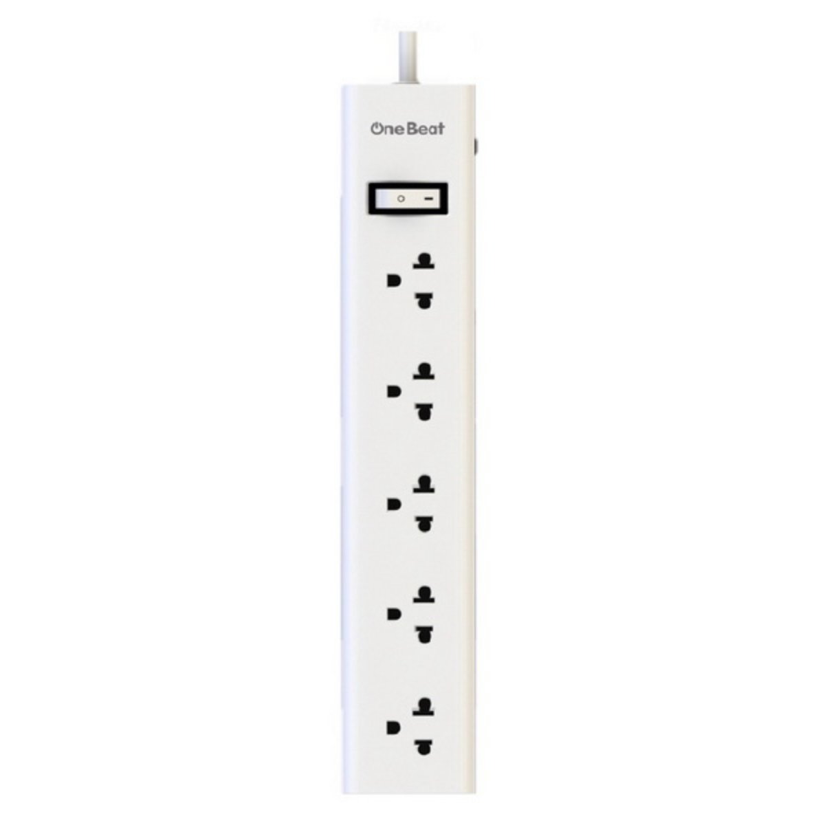 ONE BEAT Power Strip (5 Outlet) OBM5 WHITE	