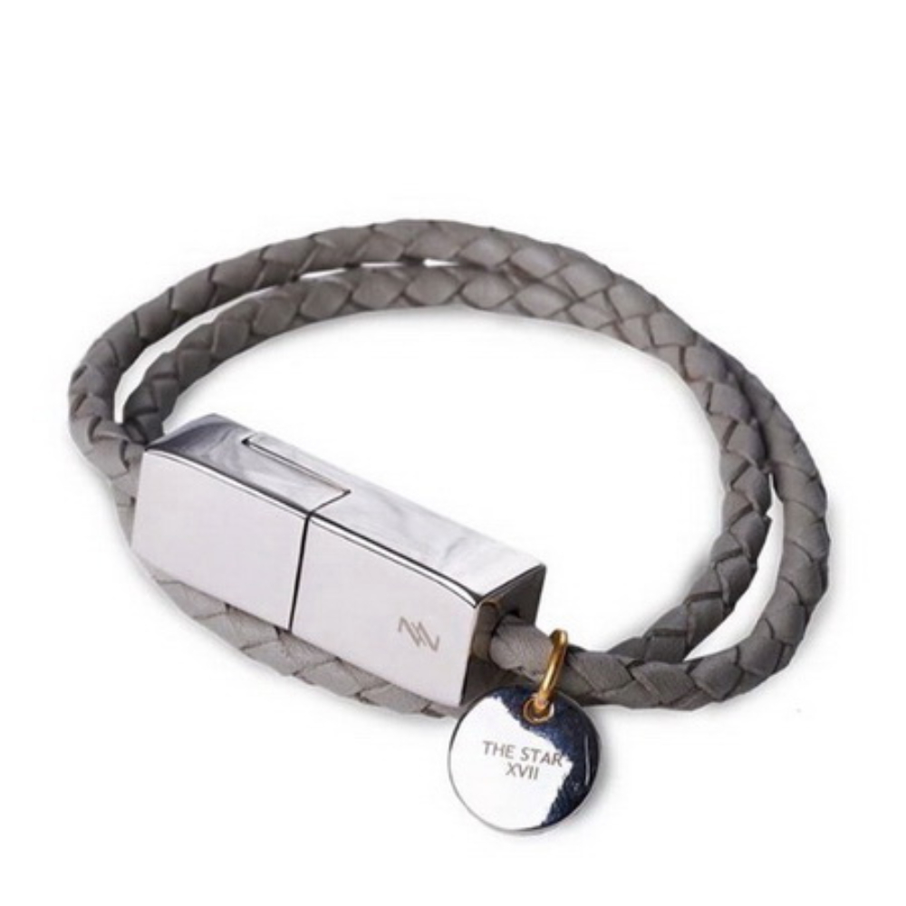Zace Charging Bracelet (Grey) THE STAR SIZE S