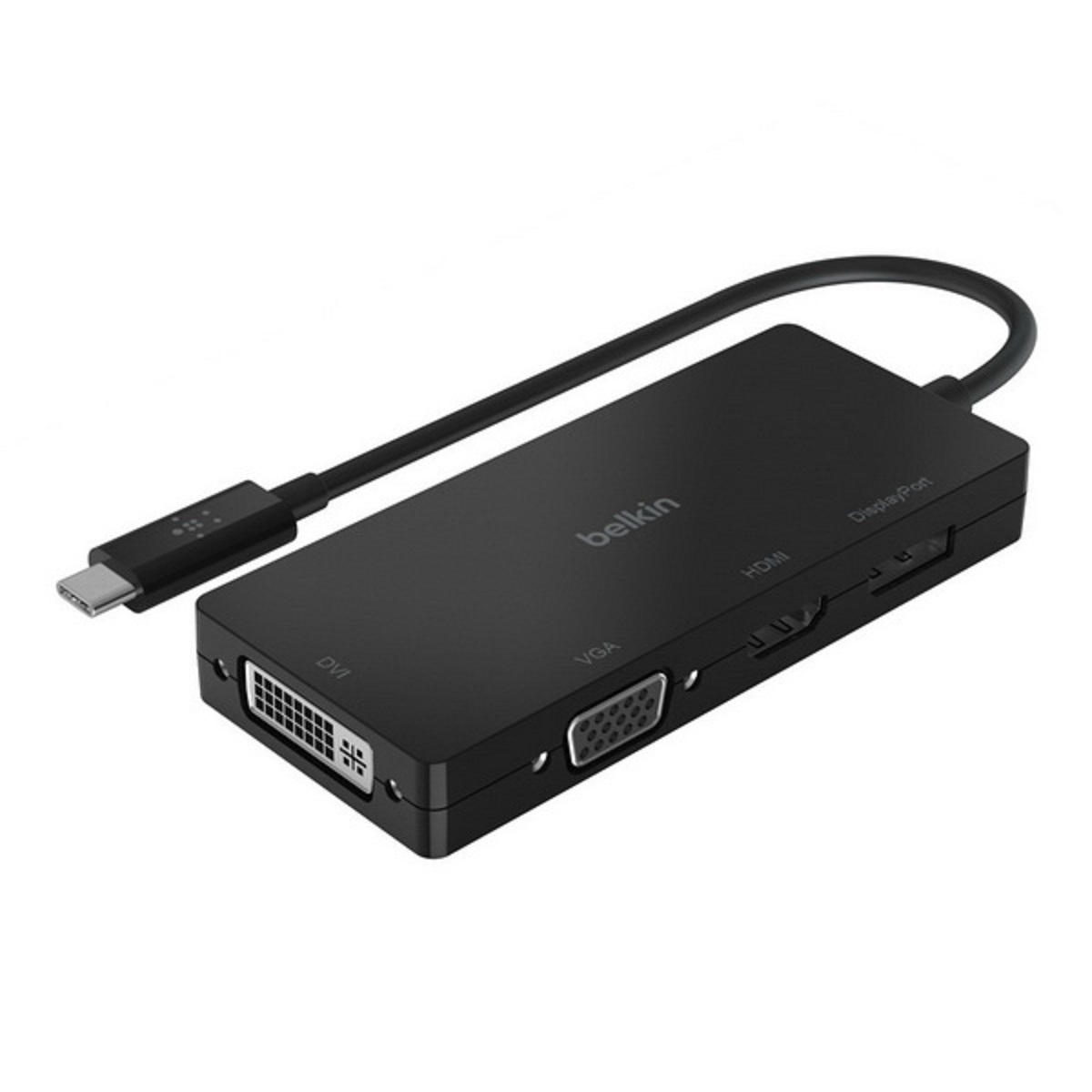 Belkin USB-C Multiport Adapter (Black) AVC003BTBK