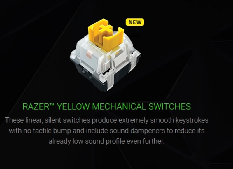 RAZERBlackWidow V3 Pro (yellow Switch