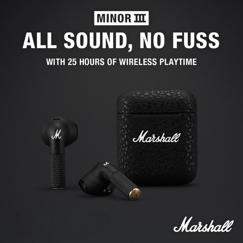 In-Ear Bluetooth Headphone (Black) Minor III