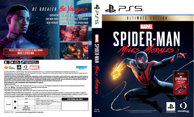 Game PS5 Marvels Spider-Man - Ultimate Edition