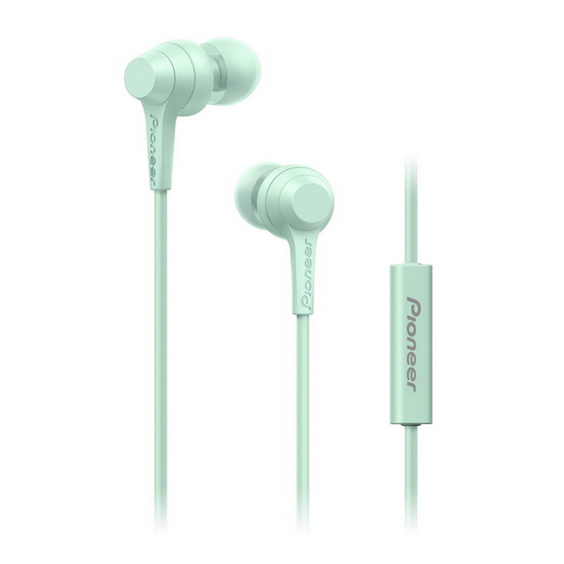 Pioneer In-Ear Wire Headphone (Green) SE-C1T