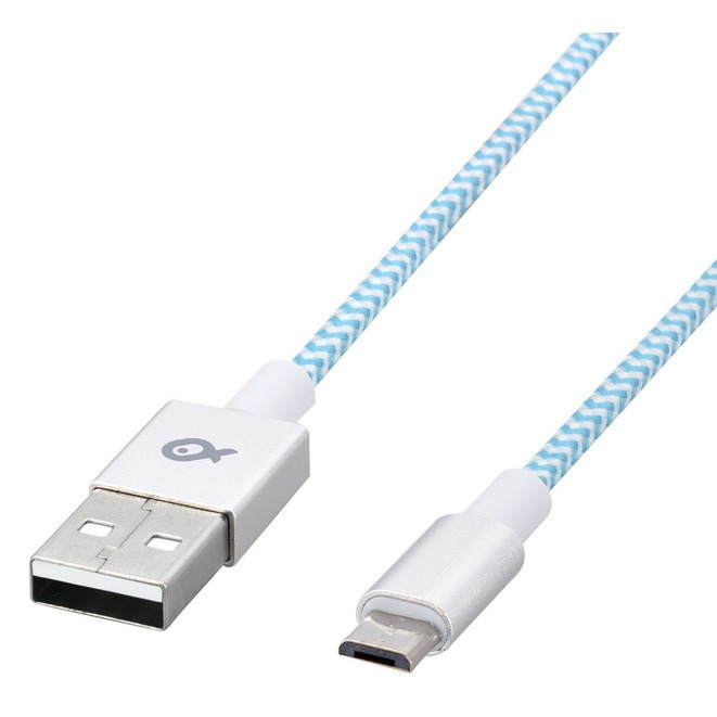 Poss Micro USB Cable (1 M, Blue) PSMICRO-1TBU