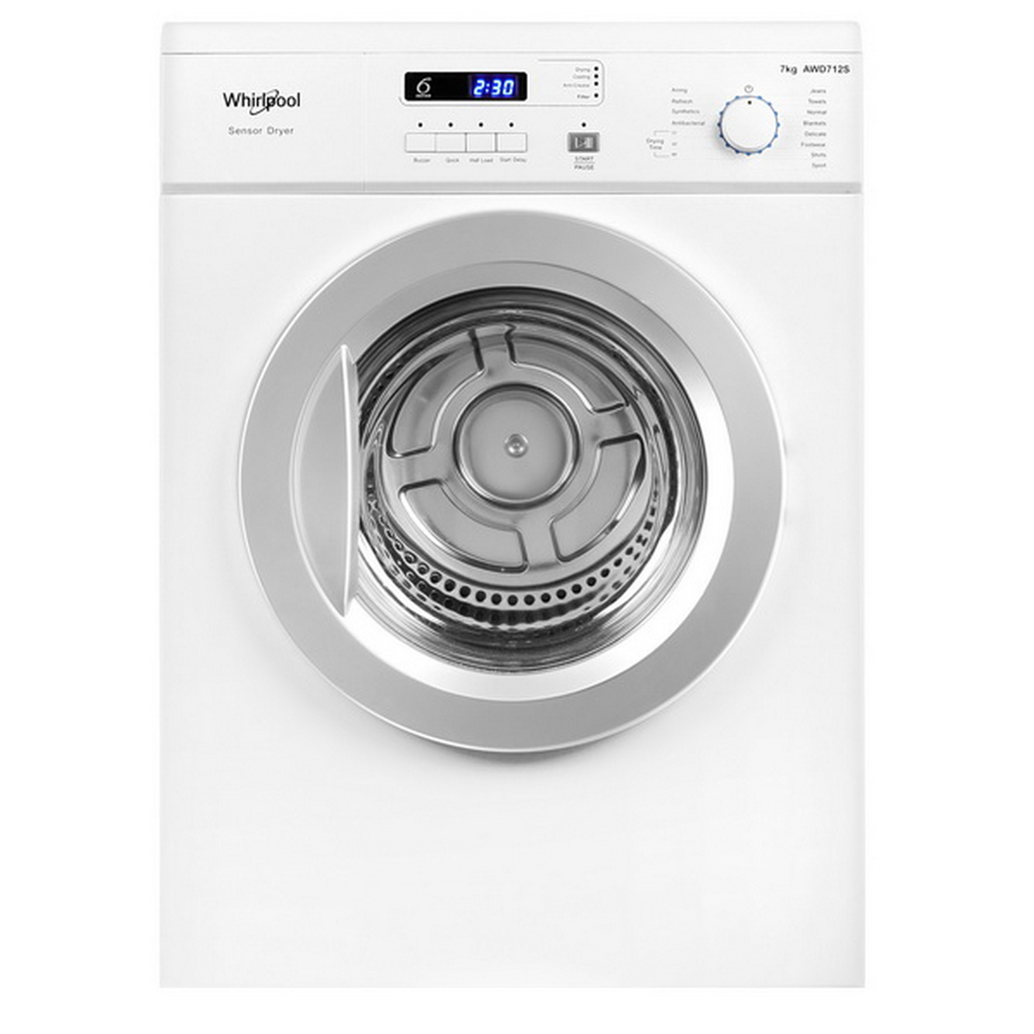 Whirlpool Front Load Dryer (7 kg) AWD712S TH+Stand