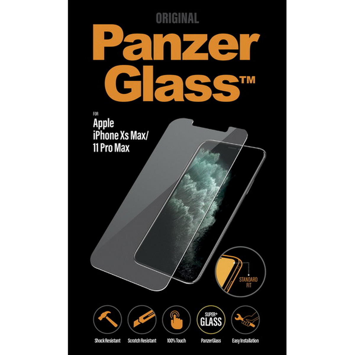 Panzerglass Film for iPhone XS Max 11 Pro Tempered Glass-Clear 2663