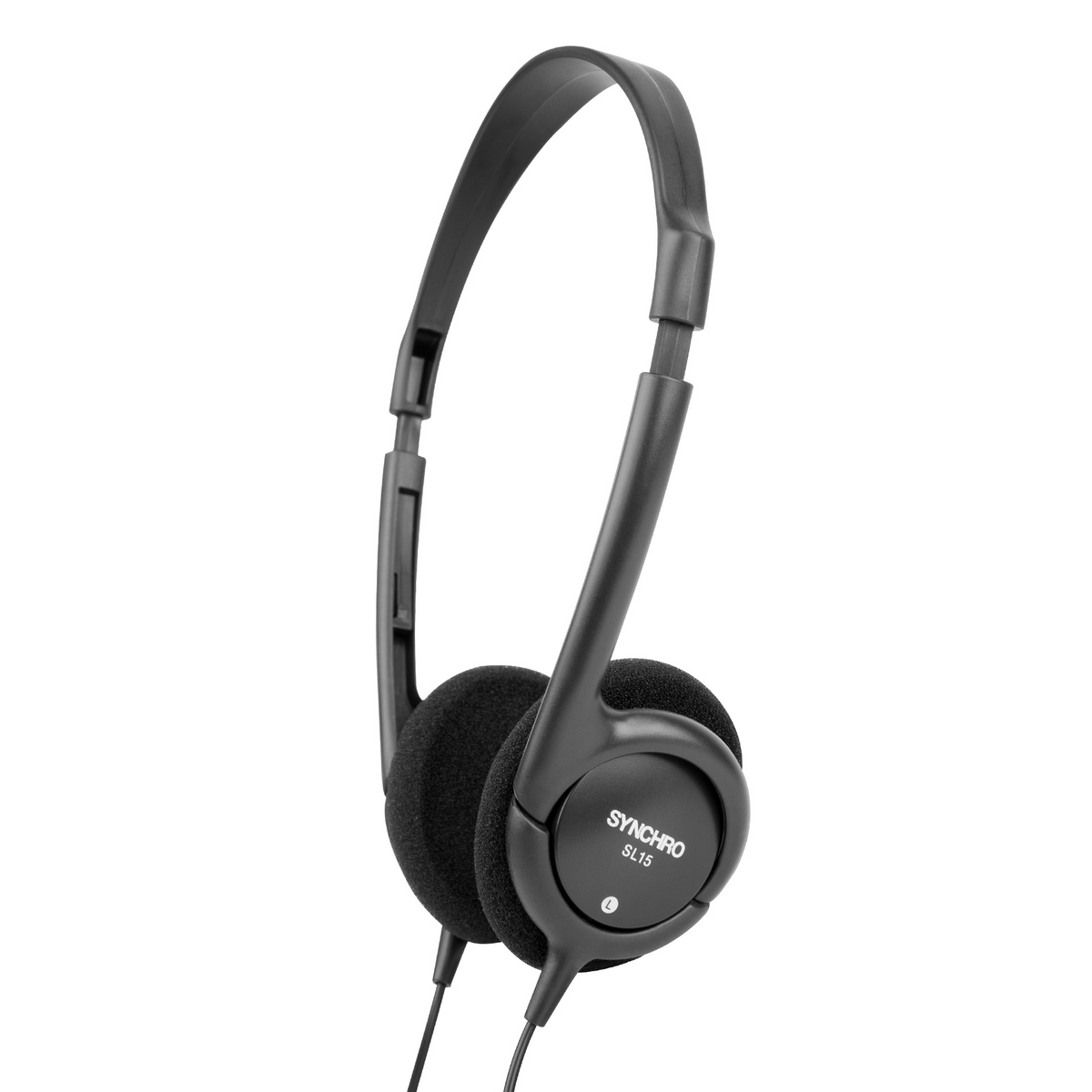 SYNCHRO Over-Ear Wire Headphone (Black) SL15