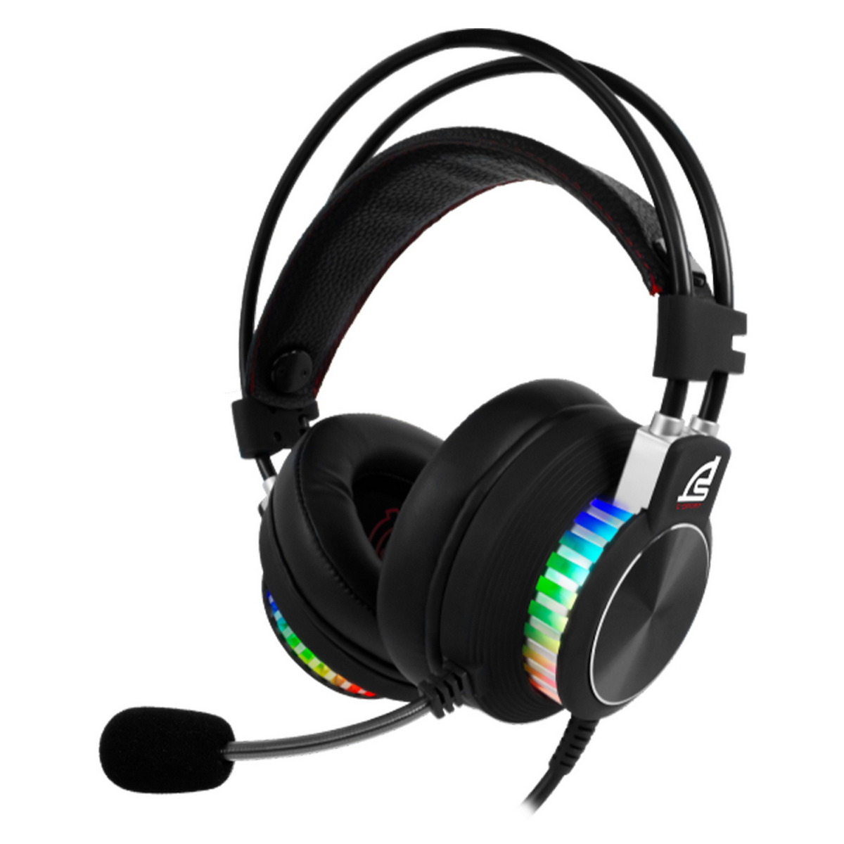 SIGNO Over-Ear Wire Gaming Headphone (Black) HP-826