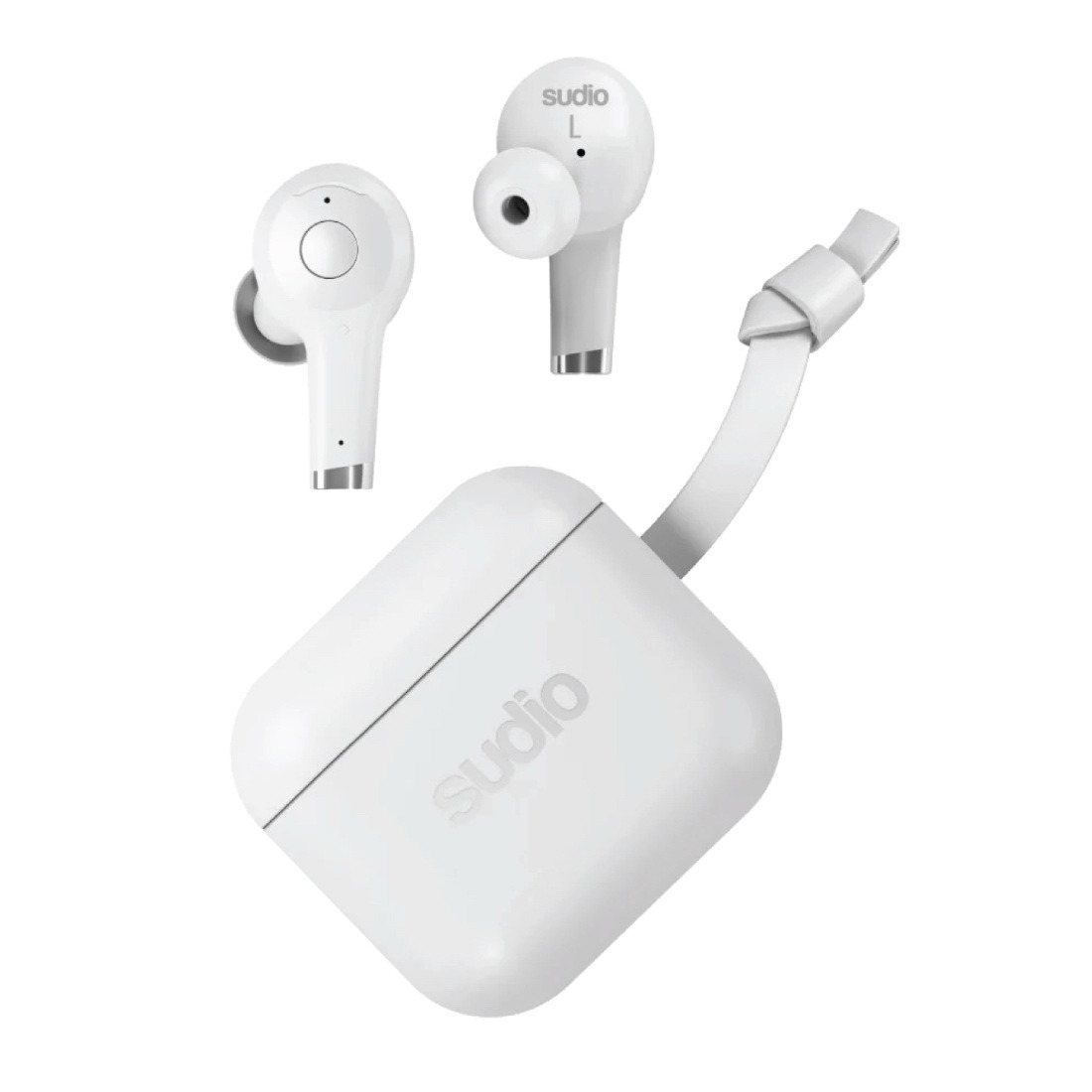 SUDIO In-Ear Bluetooth Headphone (White) ETT