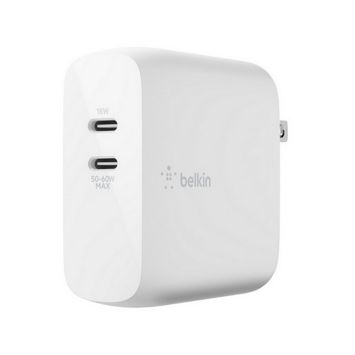 BELKIN Wall Charge 2 USB-C GAN Charger (68W) WCH003DQWH