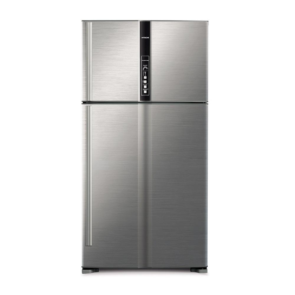 Hitachi Double Doors Refrigerator (21.2 Cubic, Brilliant Silver) R-V600PWX