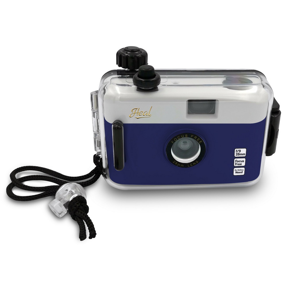 Heal Film Camera Waterproof (Blue/White) Film Camera Blue-White