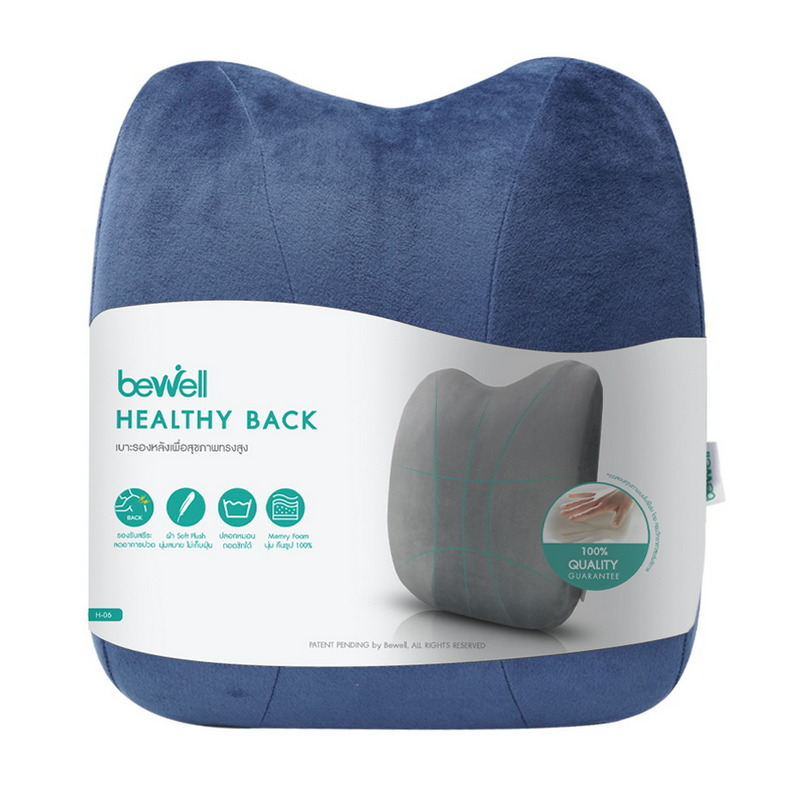 Bewell Healthy Back & Seat Cushion (Blue) BETTERBACK3H06BLUE
