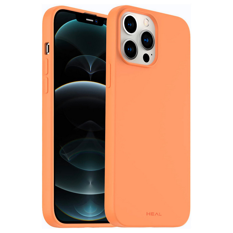 HEAL Liquid Silicone Case For iPhone 13 Pro (Sunset Orange)