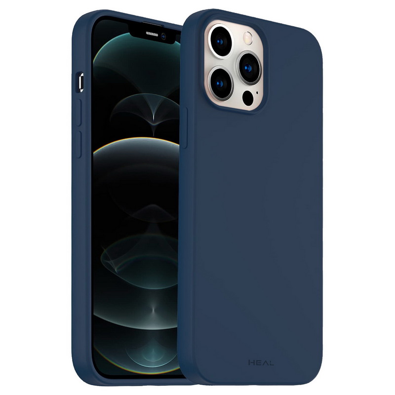 HEAL Liquid Silicone Case For iPhone 13 Pro (Dark Blue)