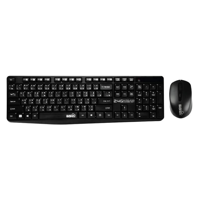 Signo 2.4G Wireless Keyboard + Mouse