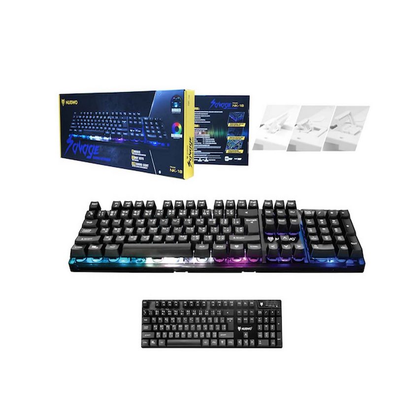 NUBWO Gaming Keyboard (Black) NK-18 BLACK