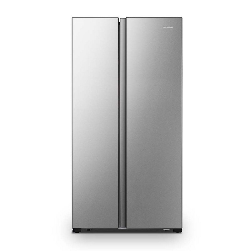 HISENSE Side by Side Refrigerator ( 19 Cubic , Silver) RS670N4AD1