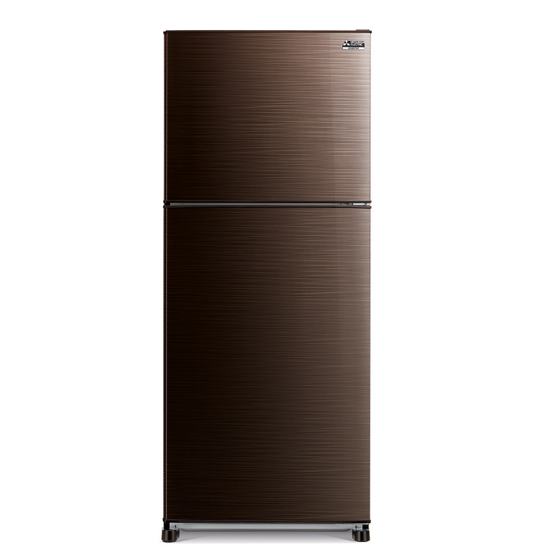 Mitsubishi Electric Double Doors Refrigerator (13.3 Cubic, Brown Wave Line) MR-FX41ES-BRW