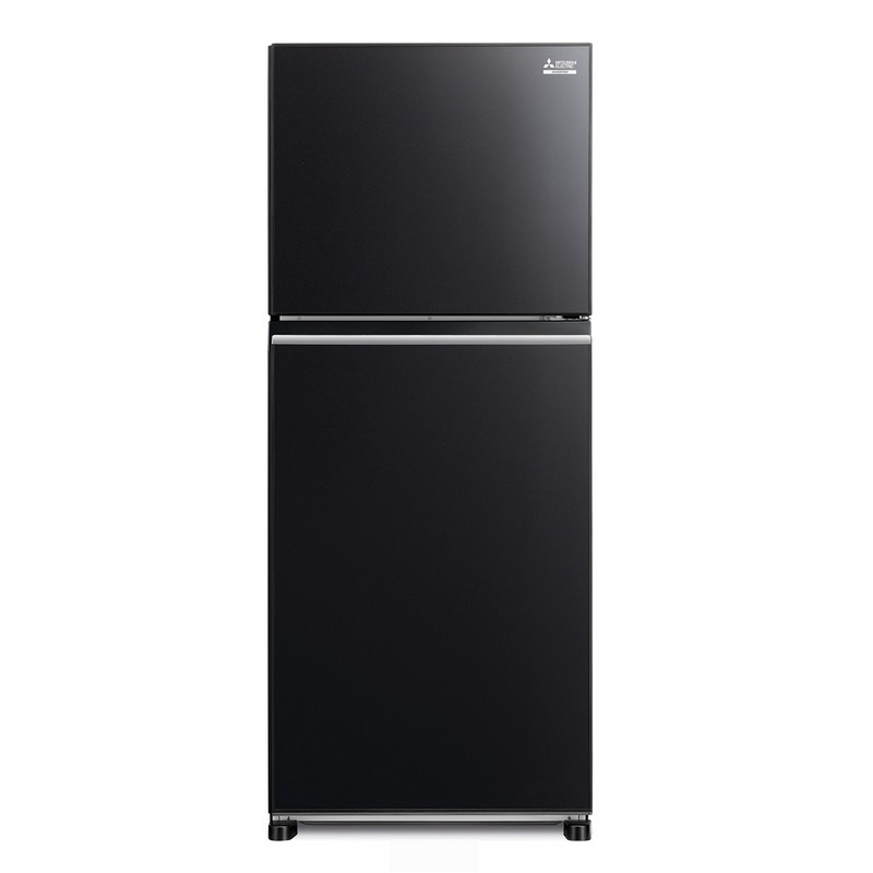 Mitsubishi Electric Double Doors Refrigerator (13.3 Cubic, Glass Brilliant Black) MR-FX41ES-GBK