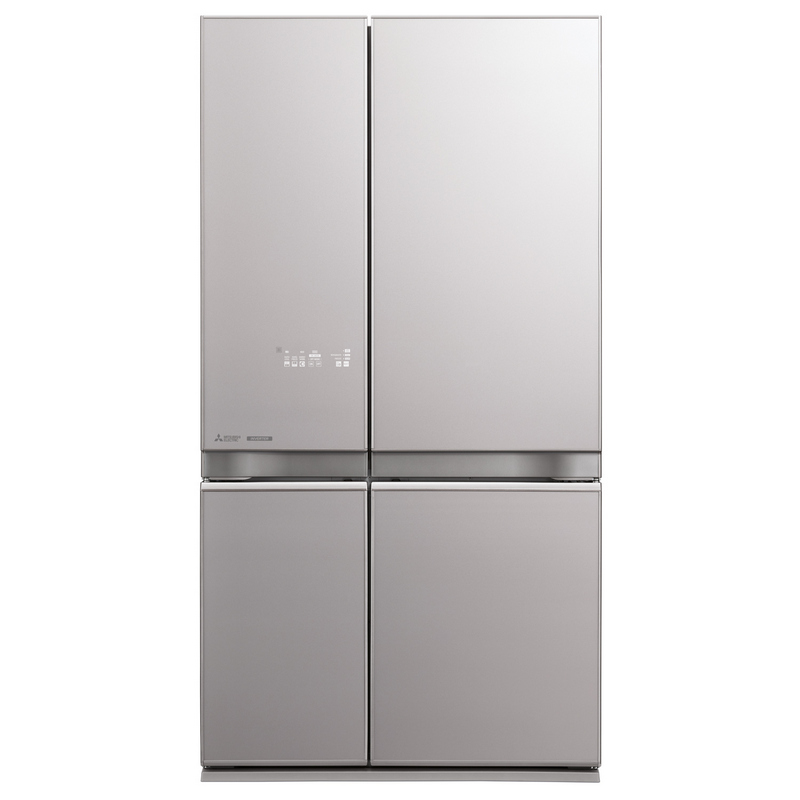 Mitsubishi Electric 4 Doors Refrigerator (22.4 Cubic, Glass Stellar Silver) MR-LA70ES-GSL