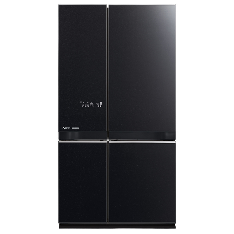 Mitsubishi Electric 4 Doors Refrigerator (22.4 Cubic, Glass Brilliant Black) MR-LA70ES-GBK