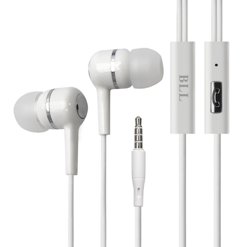 BLL In-ear Wire Headphone (White) 6032