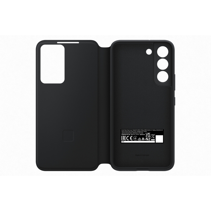 CASE S22 SMARTCLEAR VIEW COVER SAMSUNG EF-ZS901CBEGWW BLACK