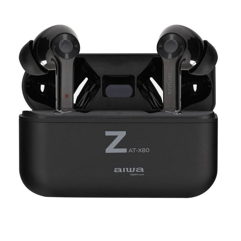 AIWA AT-X80Z Truly Wireless In-ear Wireless Bluetooth Headphone (Black)