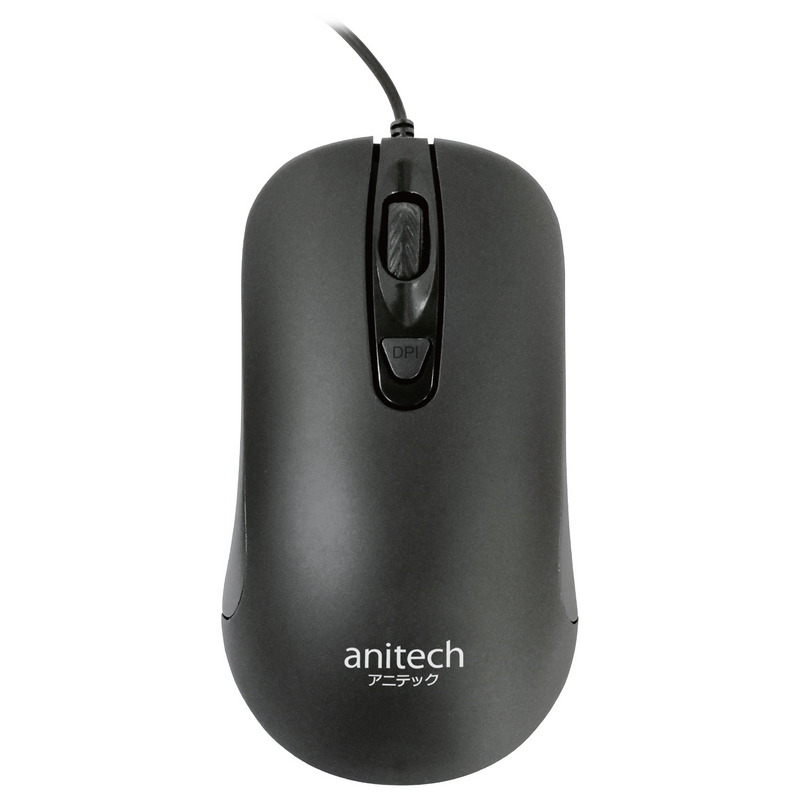 MOUSE WIRED ANITECH A201 สีดำ